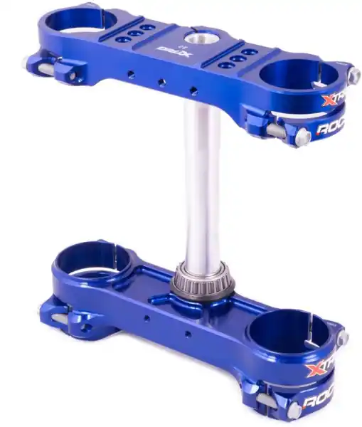 Sichere Zahlung Xtrig ROCS tech Gabelbrücke KTM, Husqvarna 14-23/ GasGas 21-23 - offset 22 Blau