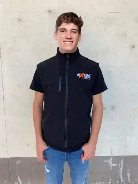 Garantierte Lieferung Extracross Softshell Veste bestickt - Größe XXL