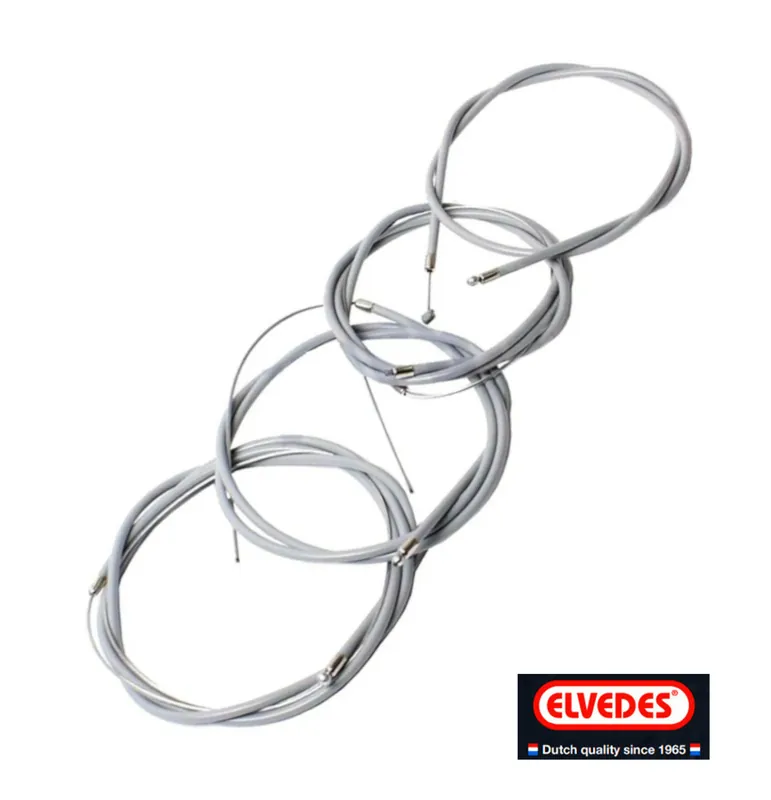 Aktuell Ciao PX Bowdenzug grau Set Premium Zugsatz 2xBremse Gas Deko -Elvedes-