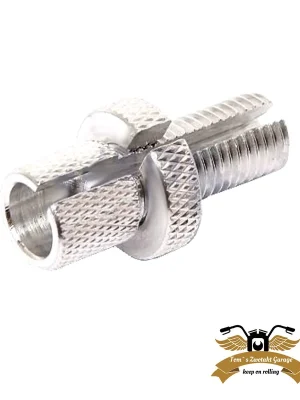 Beliebt Einstellschraube M10x1,25 x 35 mm Stellschraube Gas Bremszug Rändelschraube geschlitzt
