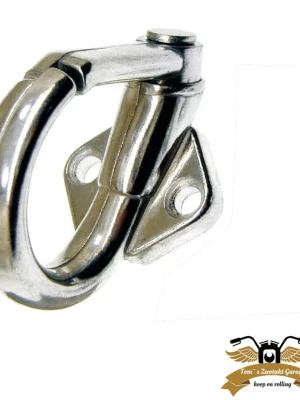 Heißes Angebot Taschenhaken Helmhaken Alu blank Taschenhalter Helmhalter Metall -CIF-