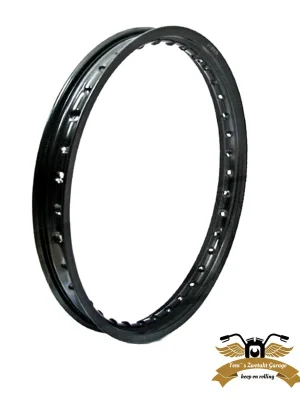 Nur Für Kurze Zeit Mofa Moped Felge 1,50 x 16 Zoll schwarz eloxiert 36 Loch mit Steg 6,5 mm