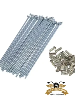 36 x Speichen verzinkt mit Nippel 36 St. 183 mm x 2,9 mm 90 Grad Bestseller