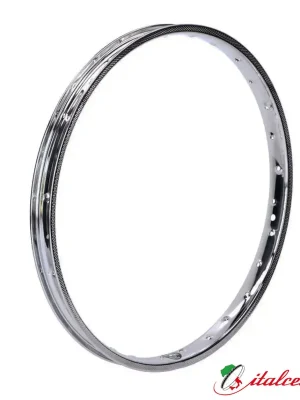 Begrenztes Angebot Felge 1,20x17 Zoll verchromt vorne 28 Loch Ciao, Bravo, Boxer -Italcerchio-
