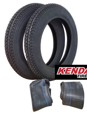 Reifen Set Kenda K315 3,00x12 47J / Schlauch Gilera EC1 Citta -Kenda- Beliebt