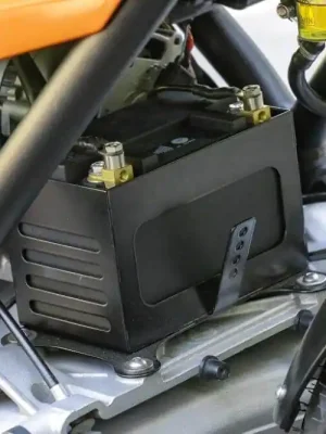 BMW K75 K100 Batteriekasten schwarz pulverbeschichtet Heißes Angebot